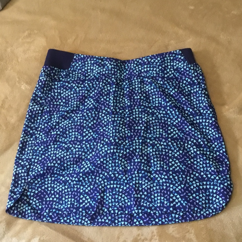 Cypress Club Blue Printed A-Line Women's Skort